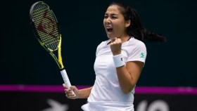 Зарина Дияс вышла в четвертьфинал парного турнира ITF в Таиланде