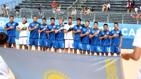 Сборная Казахстана выступит в элите европейского пляжного футбола