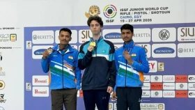 Казахстан завоевал два "золота" на юниорском этапе Кубка мира по пулевой стрельбе