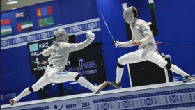 Казахстанские саблисты выиграли медаль чемпионата Азии