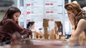 Казахстанские шахматистки делят лидерство с Индией перед последним туром Всемирной Олимпиады