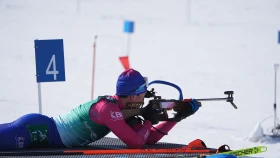 Казахстанские биатлонисты провели первые гонки на этапе Кубка мира в Швеции