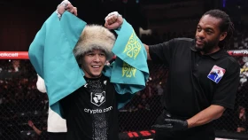 Асу Алмабаев UFC-де мерзімінен бұрын жеңді