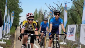 Елордада спорт күніне арналған бұқаралық велошеру өтті