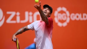 Денис Евсеев и Амир Омарханов определили сильнейшего в главном матче дня на ATP Challenger 50