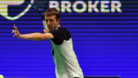 Ломакин мен Қалдыбеков теннистен Қазақстанның жұптық чемпионатының жартылай финалына шықты