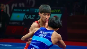 Бақытжан Қабдыл Азия чемпионатының іріктеу кезеңінде жапондық балуанға жол берді (видео)