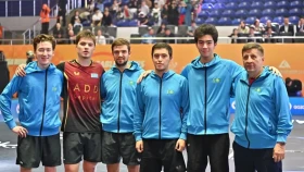 Үстел теннисінен АЧ: Қазақстан ерлер құрамасы 1/4 финалға шықты