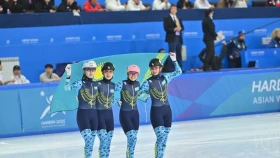 Қазақстан құрамасы шорт-тректен 2025 жылғы қысқы Азия ойындарында күміс медальға ие болды