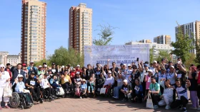 Третий пара марафон «Жігерлі Жандар» прошёл в Ботаническом саду Астаны