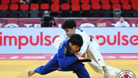 Шамшадин и Суюкенов успешно стартовали на Grand Slam в Абу-Даби