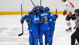 Қазақстан шайбалы хоккейден жасөспірімдер арасындағы әлем чемпионатында алғашқы жеңісіне қол жеткізді