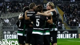 Восемь мячей было забито в матче Витория – Спортинг (видео)