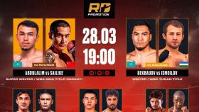 RD Promotion Тараздағы турнирінде екі титулдық жекпе-жек: жарыстың тікелей эфирі