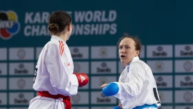 Три казахстанки вышли в четвертьфинал Чемпионата мира по каратэ