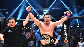 Олжас «Аю» Абзалиев Марсиу Сантосты жеңгеннен кейін: Октагонда түрлі нәрселер болады, соған төзе білу қажет