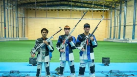 Казахстан завоевал три "золота" на юниорском этапе Кубка мира по пулевой стрельбе