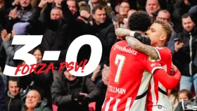 ПСВ обыграл «Фейеноорд» в центральном матче 17 тура Эредивизи (видео)