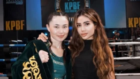 Балауса Муздиман – обладательница пояса UBO (видео)