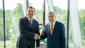 Геннадий Головкин встретился с президентом МОК