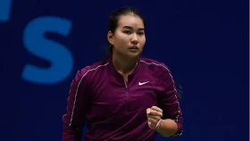 Кенжибаева вышла в четвертьфинал турнира ITF в Астане (видео)