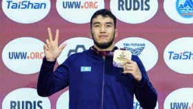 Ризабек Айтмухан признан борцом месяца UWW