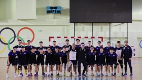 Жас футзалшылар Түркістанда жаттығады