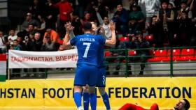 Сборная Казахстана сыграла второй матч с Таджикистаном