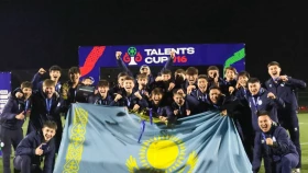 Юношеская сборная Казахстана U-16 стала победителем турнира «Talents Cup»