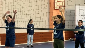 Астанада волейболдан әйелдер арасындағы сайыс өтуде