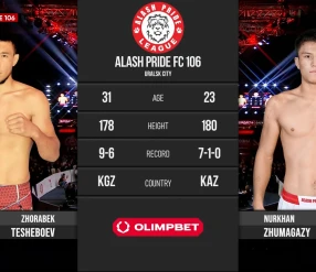 ALASH PRIDE 106: ZHUMAGAZY vs TESHEBOEV