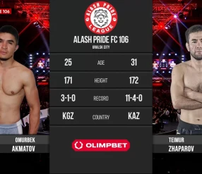 ALASH PRIDE 106: ZHAPAROV vs AKMATOV