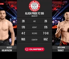ALASH PRIDE 106: TASKET vs KOLNIYAZOV