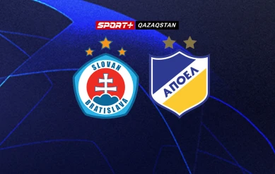 ЛИГА ЧЕМПИОНОВ УЕФА. \"СЛОВАН БРАТИСЛАВА\" (СЛОВАКИЯ) - \"АПОЭЛЬ\" (КИПР)