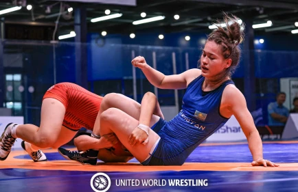 Женская сборная Казахстана завоевала пять медалей на чемпионате Азии U20 по борьбе