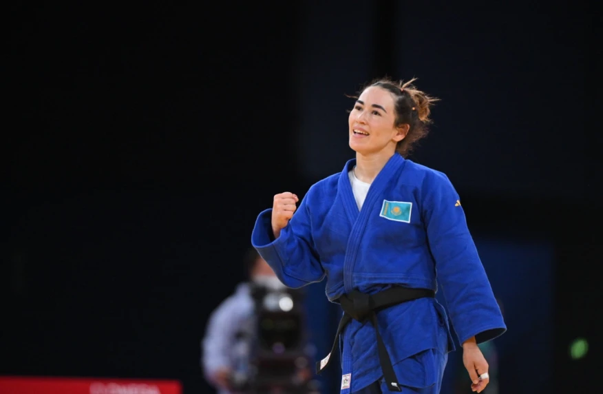 Дзюдошы Әбиба Әбужақынова Абу-Дабидегі Grand Slam турнирінде қола жүлдегер атанды