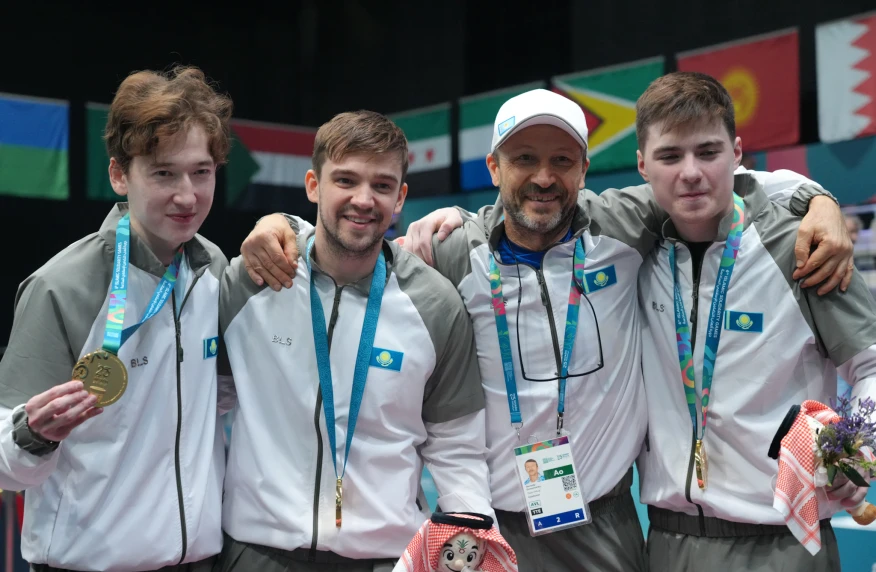 Казахстан завоевал "золото" Игр исламской солидарности в настольному теннисе