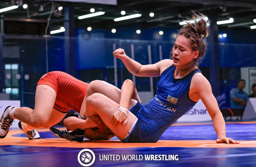 Женская сборная Казахстана завоевала пять медалей на чемпионате Азии U20 по борьбе