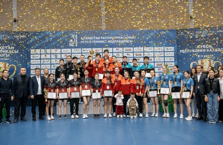 Үстел теннисінен Қазақстан кубогының жеңімпаздары анықталды