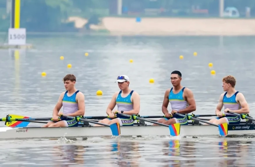 Казахстанские гребцы выступили в финале B на чемпионате мира U19 в Болгарии