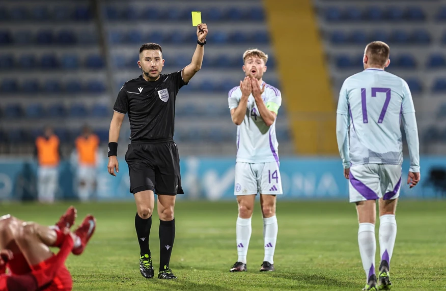 Казахстанские арбитры отработали на матче Юношеской лиги УЕФА