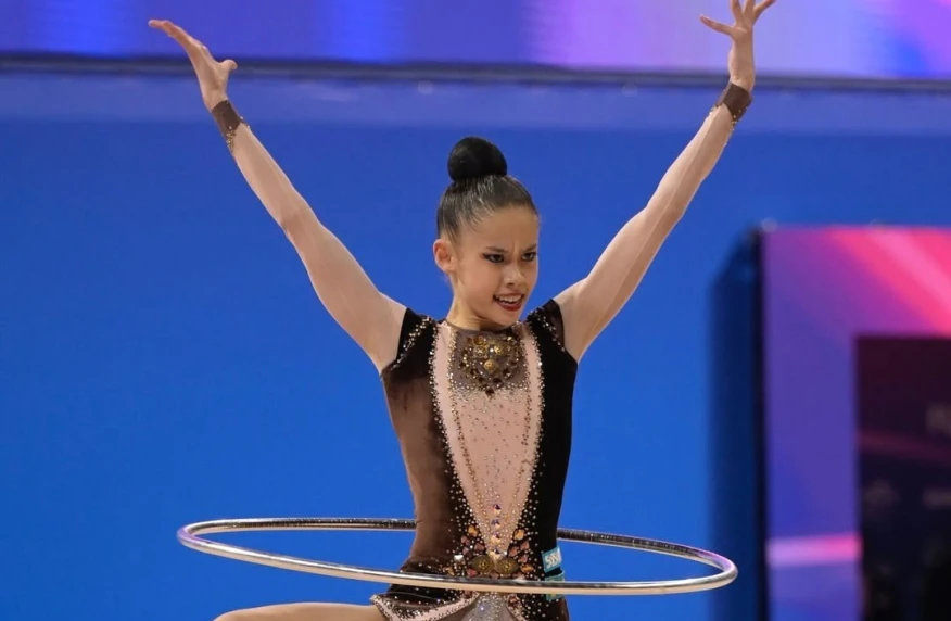 Гимнаст Ақмарал Ерекешева Астанада өткен халықаралық турнирде алтын медаль жеңіп алды