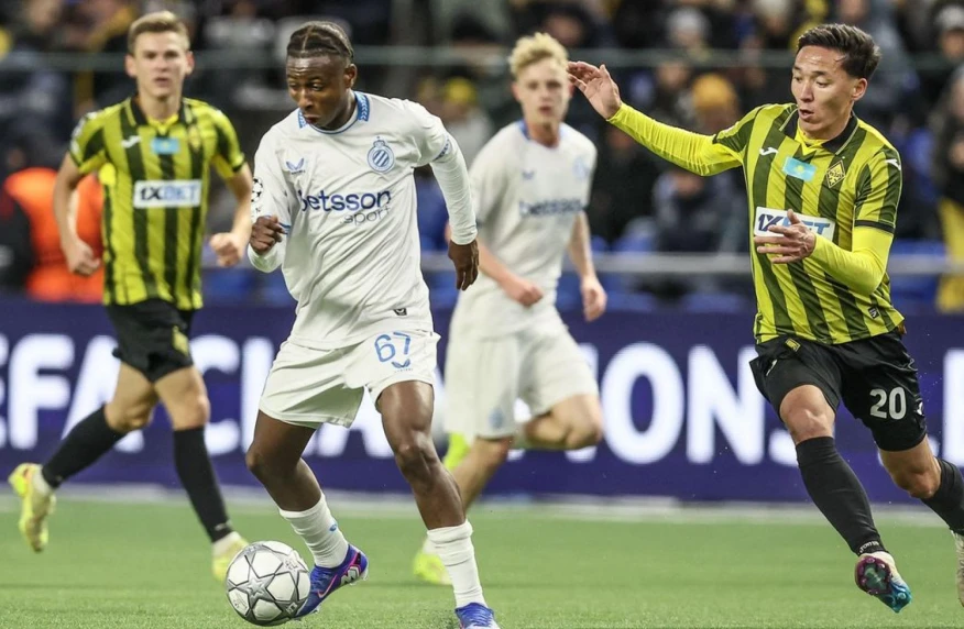 «Қайрат» Чемпиондар лигасында «Брюггеге» жеңілді