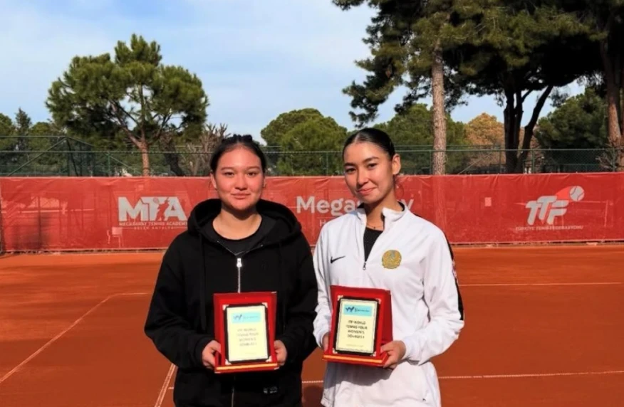 Қазақстандық теннисшілер Түркияда өткен турнирде жеңіске жетті