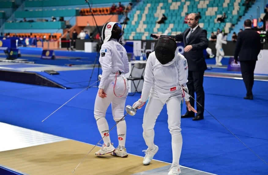 Ирина Бакалдина завоевала золотую медаль на чемпионате Азии по фехтованию