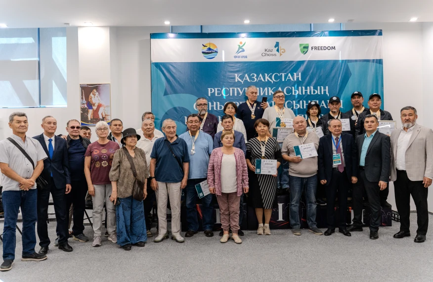 Названы призёры командного чемпионата Казахстана по шахматам среди сеньоров