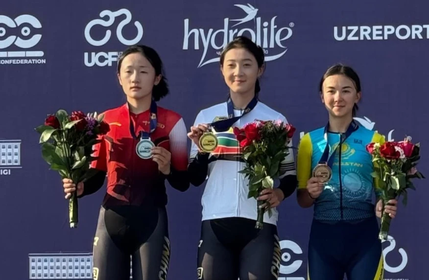 Юлия Ли завоевал бронзовую медаль на чемпионате Азии по маунтинбайку