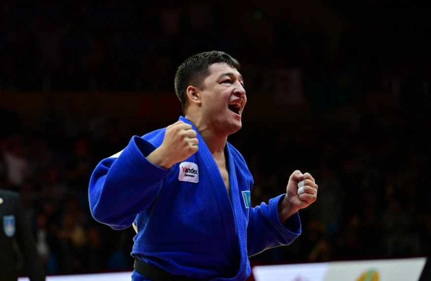 Дзюдошы Марат Байқамуров елордадағы Grand Slam турнирінде алтын медаль жеңіп алды