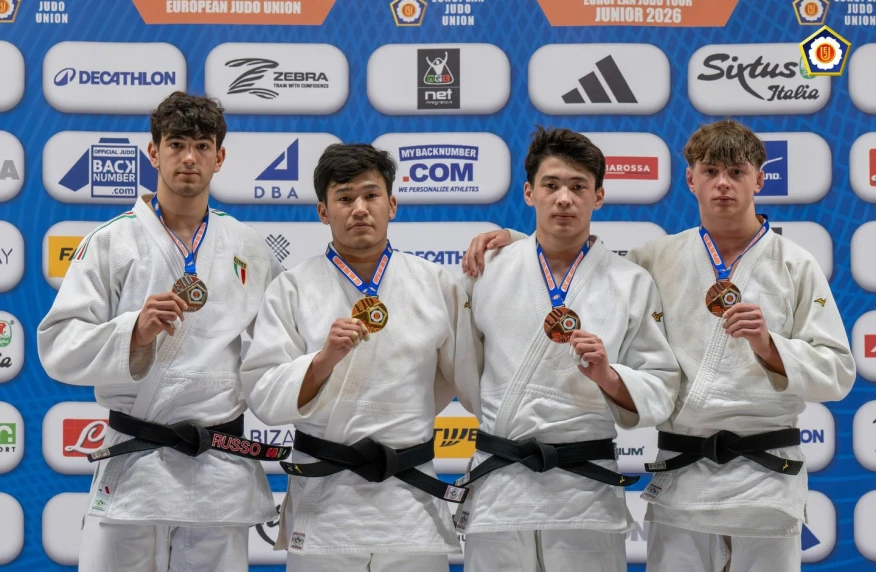 Казахстанские спортсмены завоевали четыре медали на Кубке Европы по дзюдо среди молодежи