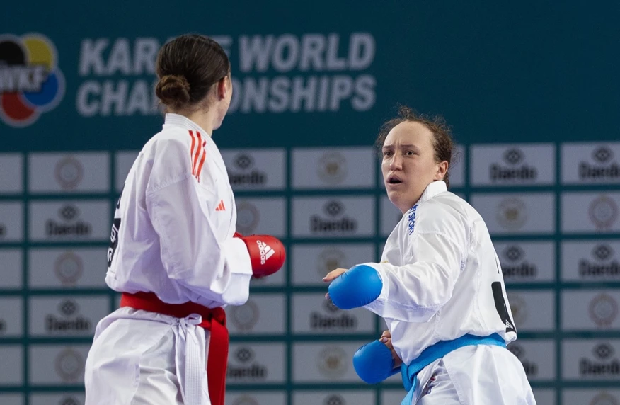 Три казахстанки вышли в четвертьфинал Чемпионата мира по каратэ